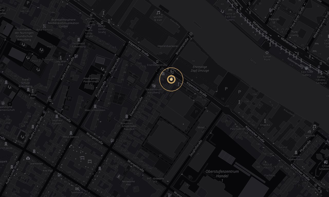 Karte: Köpenicker Str. 174, 10997 Berlin